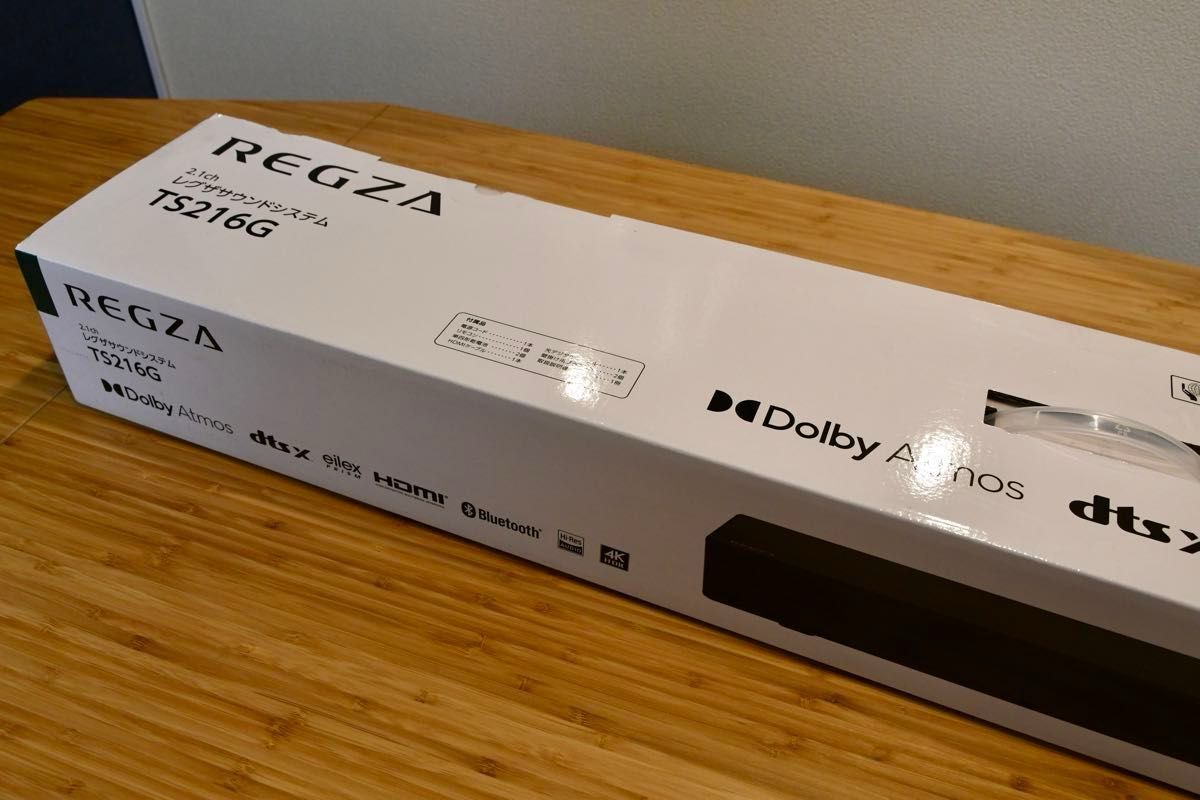 新品未使用】レグザサウンドシステム REGZA サウンドバー TS216G 新品未使用】レグザサウンドシステム REGZA サウンドバー TS216G