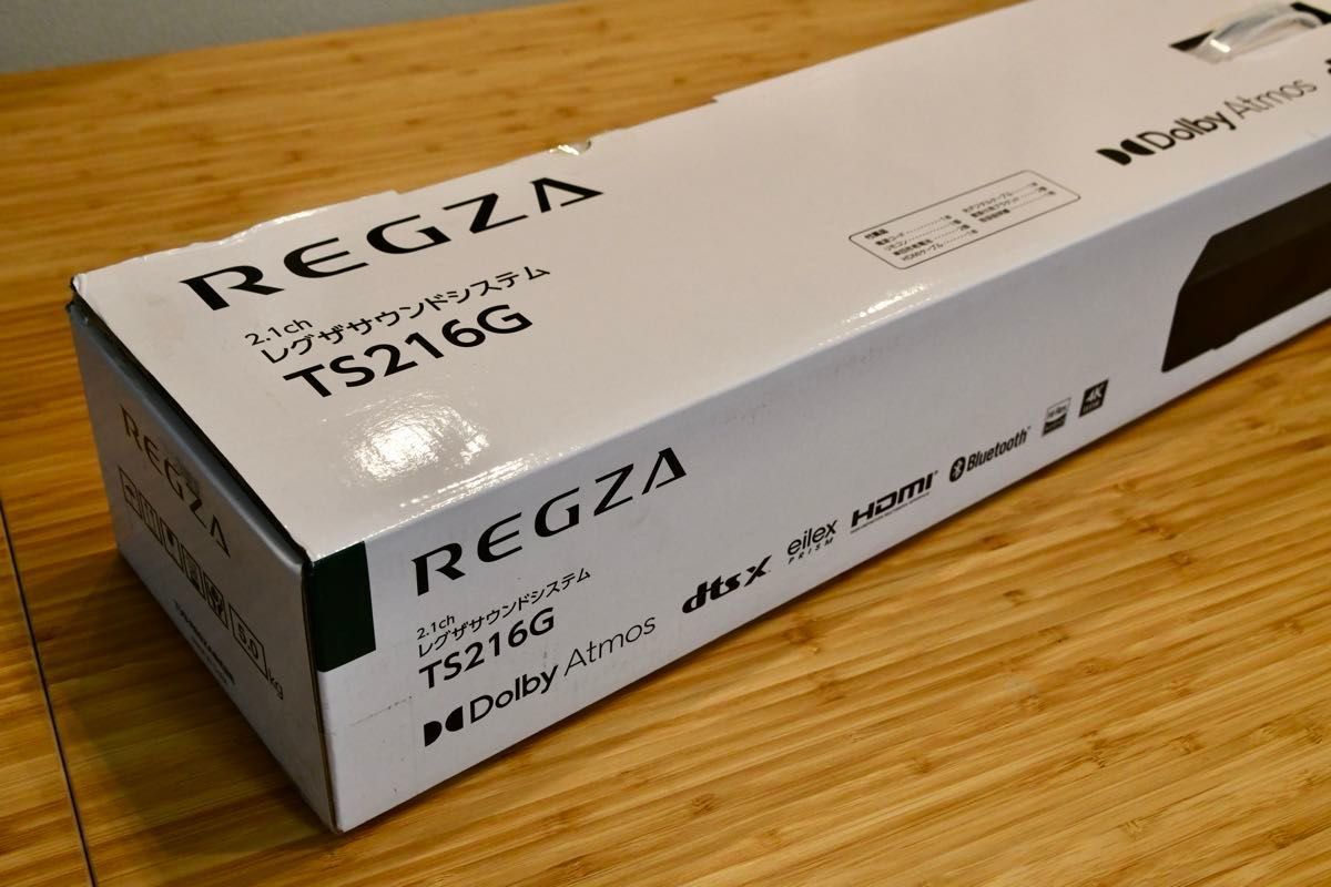 新品未使用】レグザサウンドシステム REGZA サウンドバー TS216G 新品未使用】レグザサウンドシステム REGZA サウンドバー TS216G