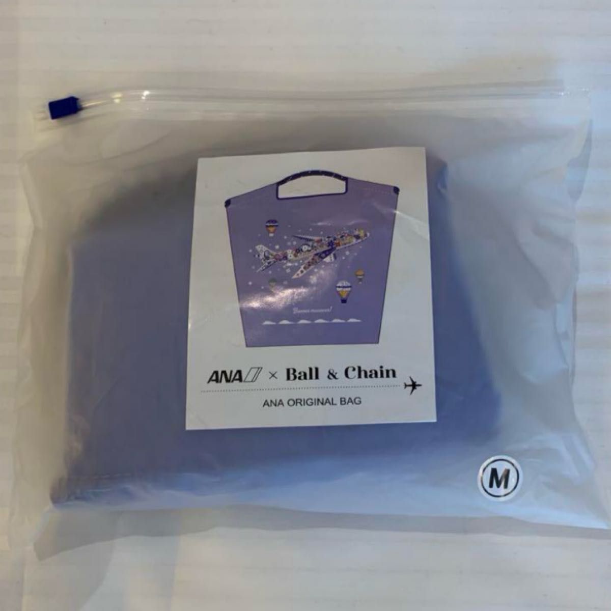 ボールアンドチェーン ANA 国際線限定品 飛行機 エコバッグ ボールアンドチェーン ANA 国際線限定品 飛行機 エコバッグ