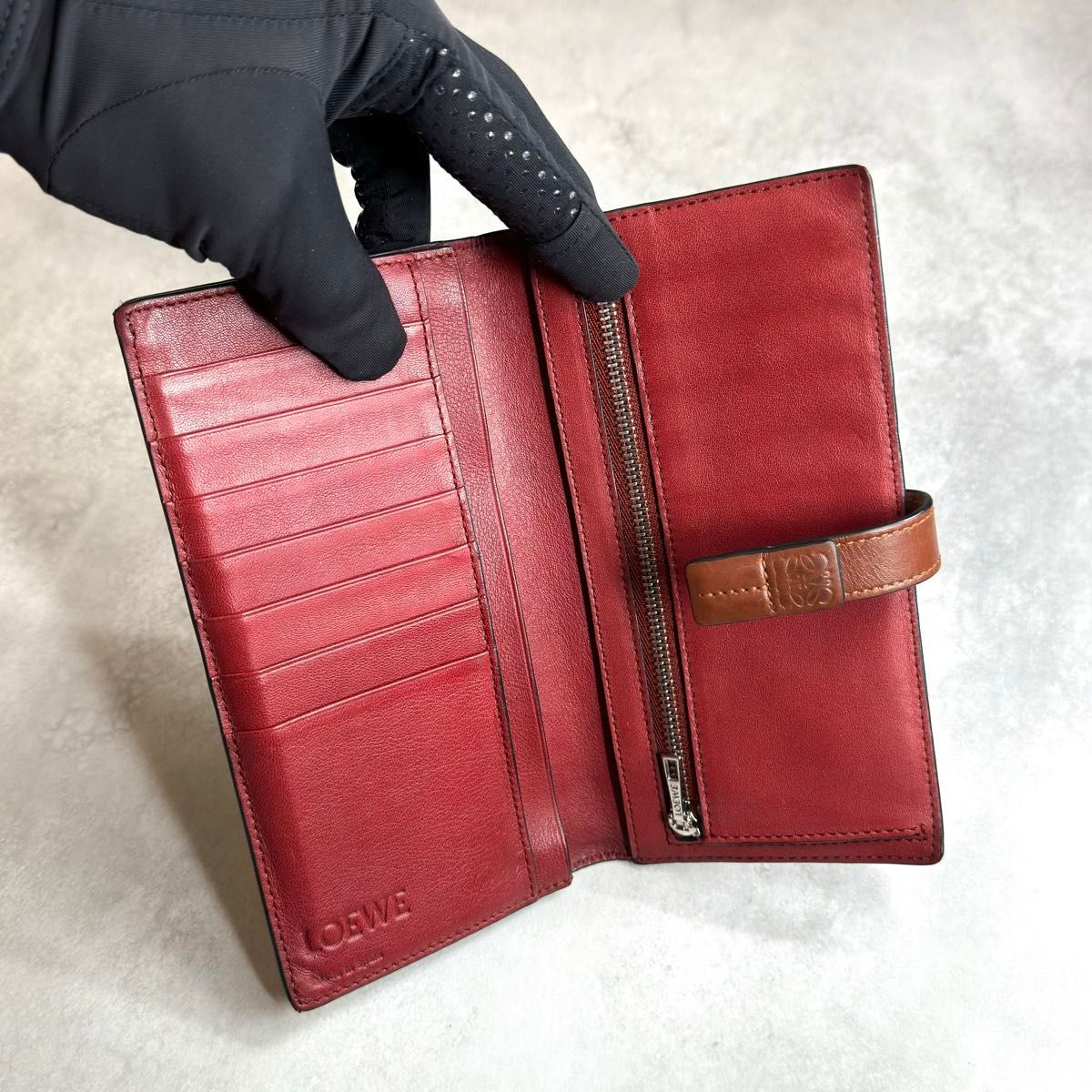 LOEWE ロエベ / ラージバーティカルウォレット 二つ折り長財布 LOEWE ロエベ / ラージバーティカルウォレット 二つ折り長財布
