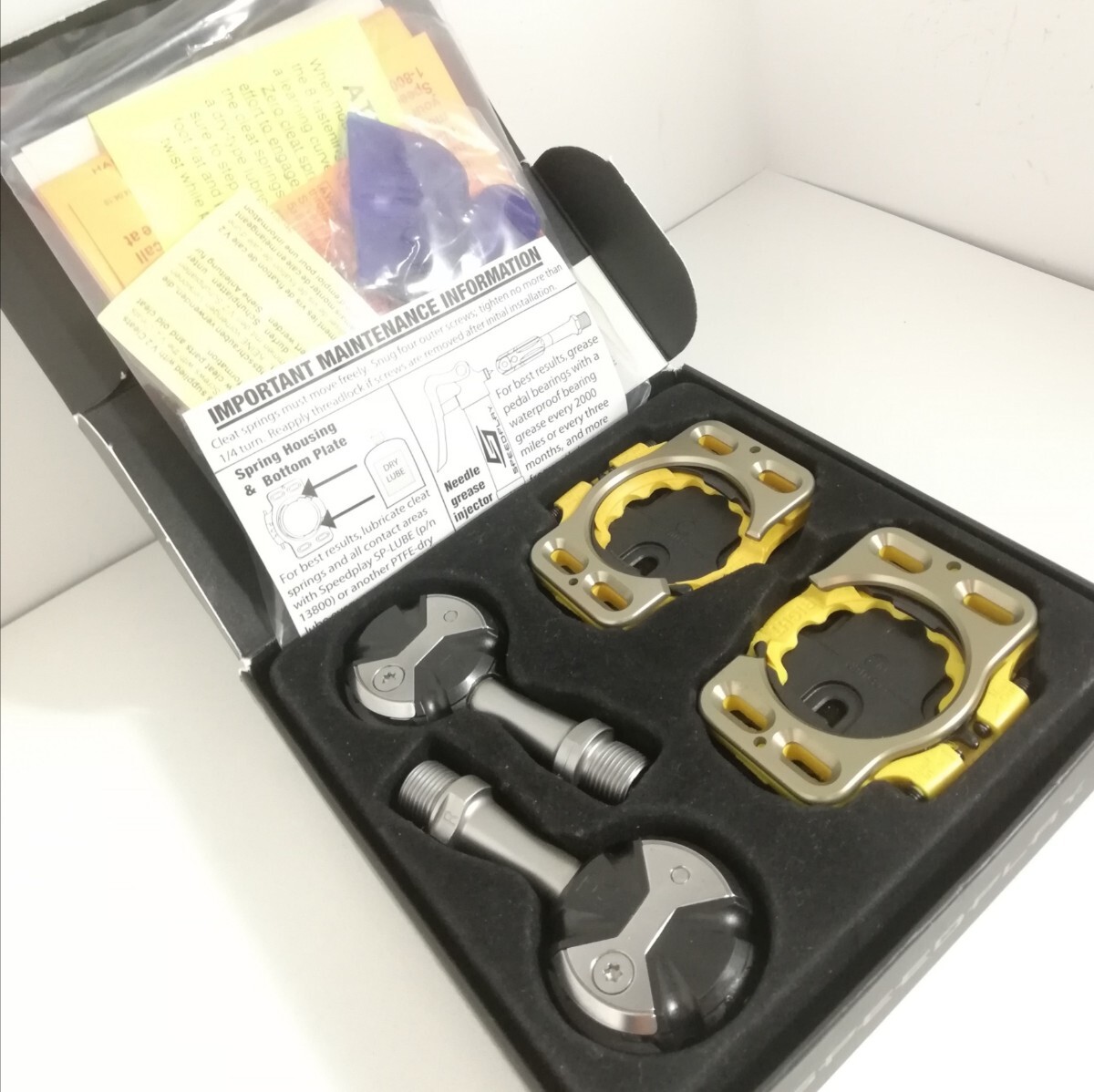SPEEDPLAY ZERO ステンレスシャフト スピードプレイ ビンディングペダル