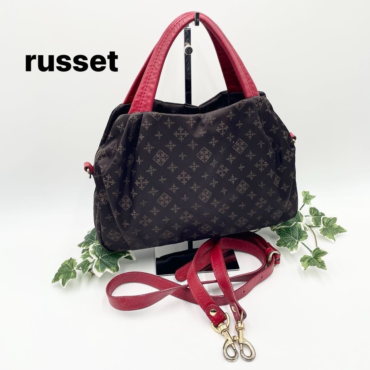 russet ラシット 2way ショルダーバッグ ハンドバッグ russet ラシット 2way ショルダーバッグ ハンドバッグ
