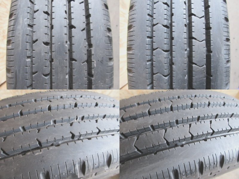 【条件付送料無料】BRIDGESTONE ブリヂストン R202 205/80R17.5 120/118 LT 6本_画像4