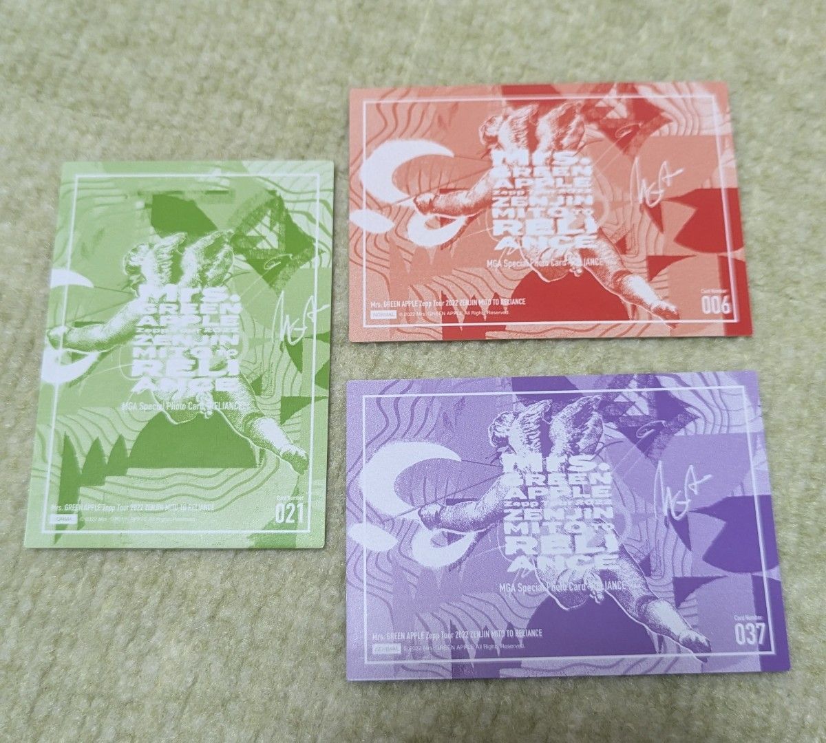 Mrs GREEN APPLE フォトカード大森元貴 ゼンジン未到と Mrs GREEN APPLE フォトカード大森元貴 ゼンジン未到と
