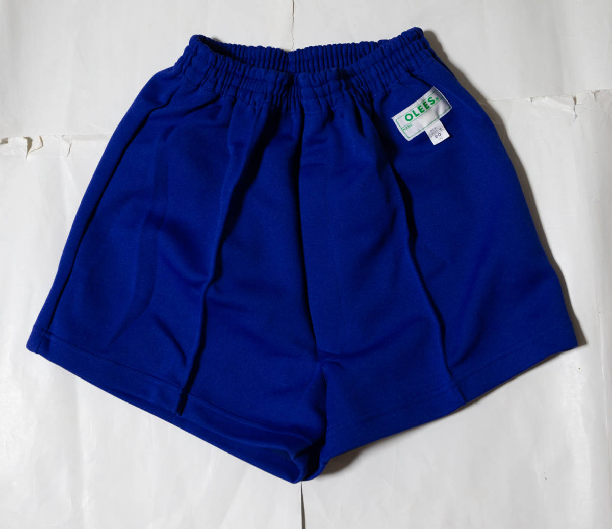 体操服★OLEES オリーズ 前チャック付き ジャージ短パン 花紺 L 未使用品即決!