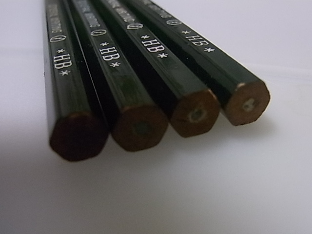 昭和レトロ 昔の三菱鉛筆9800 4本HB MITSU-BISHI 9800 GENERAL WRITING 送料120円の画像8