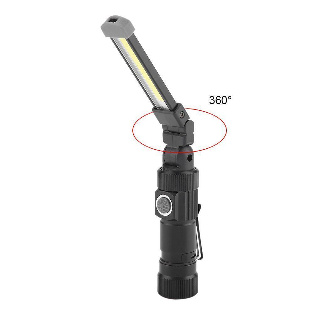 フレキシブル＆コンパクト　高輝度LEDライト　USB充電式　防水　折り畳み式　クリップ付　新概念の万能品　レア商品　未使用新品　迅速発送