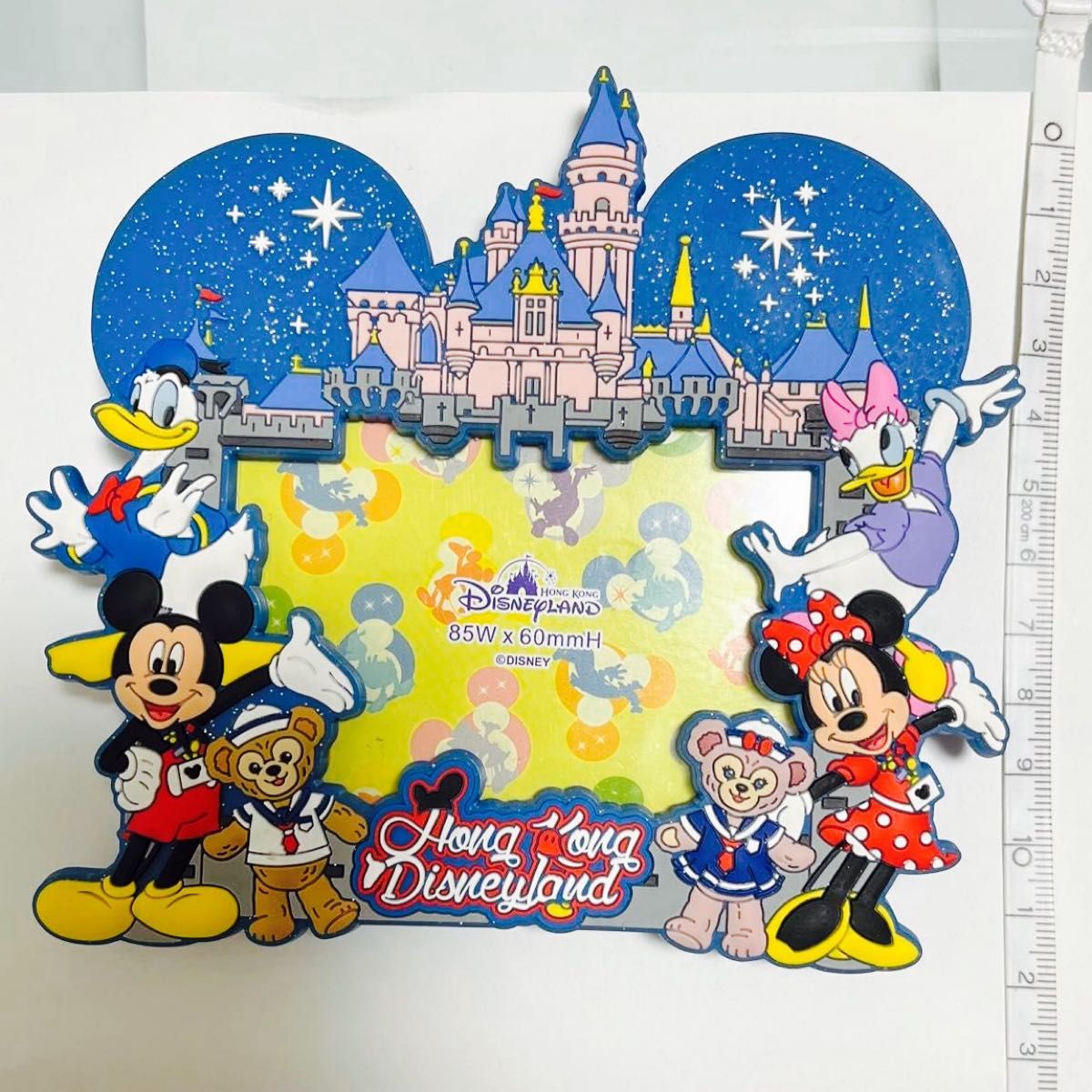 誕生日プレゼント 美品】香港 ディズニーランド フォトフレーム マグネット フォトフレーム