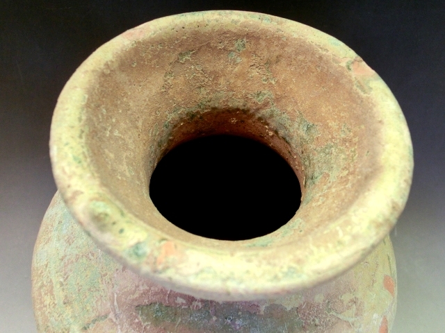 土器□須恵器 壷 緑釉古壺 花瓶 オブジェ 古玩 唐物 中国 古 土器□須恵器 壷 緑釉古壺 花瓶 オブジェ 古玩 唐物 中国 古