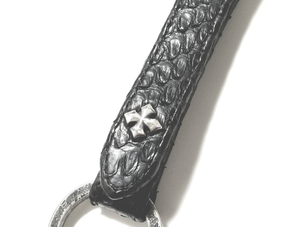 『5年保証』 Rizard 正規品 本物 Head クロス シルバー925 リザードヘッド キーチェーン