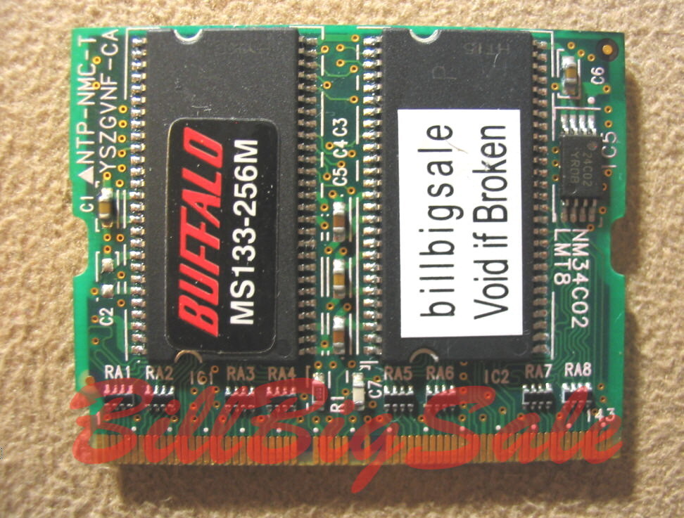 256MBメモリ ASUS S200a、S200bm MicroDIMM 144PIN PC133 256M 144ピン マイクロDIMM専スロ RAM 14