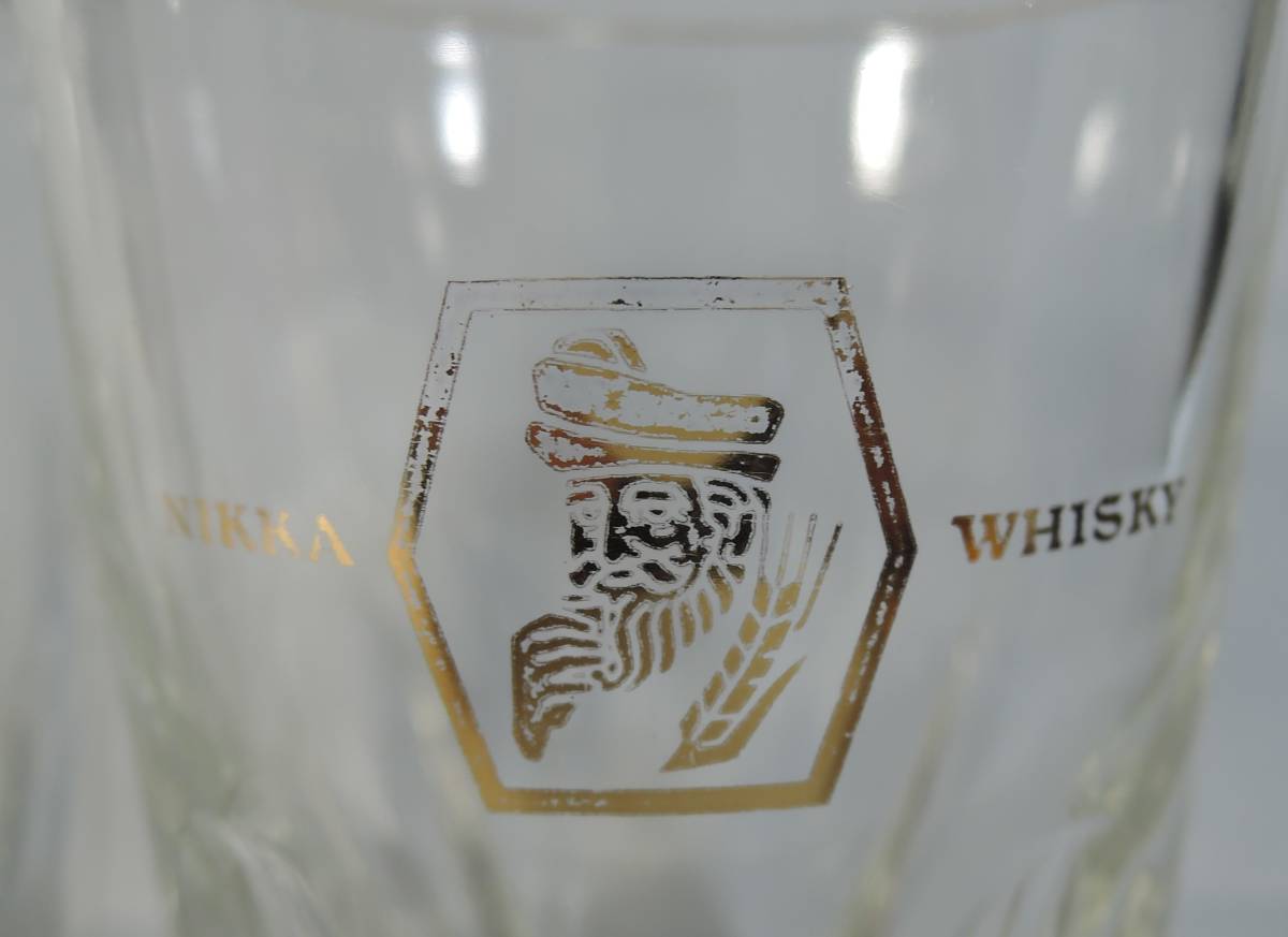 *23H Showa Retro #nika whisky glass 2 piece # used 