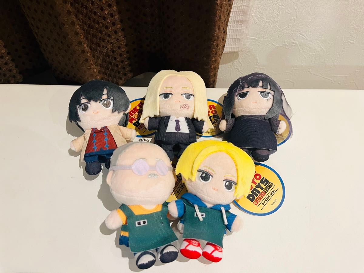 サカモトデイズ きゃらぱぺ mini 5種セット ぬいぐるみ 坂本 サカモトデイズ きゃらぱぺ mini 5種セット ぬいぐるみ 坂本