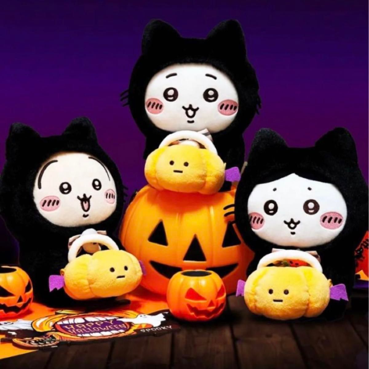 ちいかわ MINISO ハロウィン ぬいぐるみセット 黒猫 マスコット ちいかわ MINISO ハロウィン ぬいぐるみセット 黒猫 マスコット