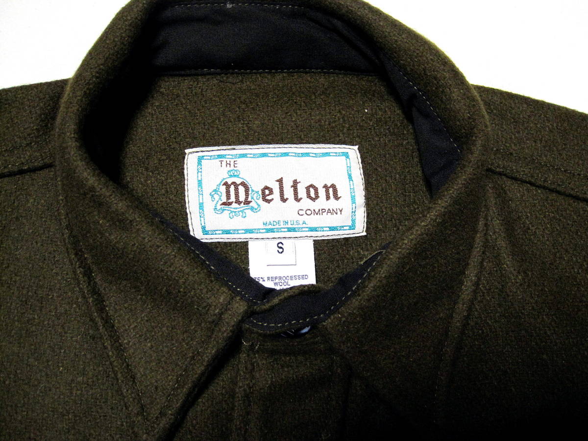 's メルトンカンパニー CPOジャケット MELTON COMPANY MADE IN U.S.A ウール ジャケット デッドストック・送料込