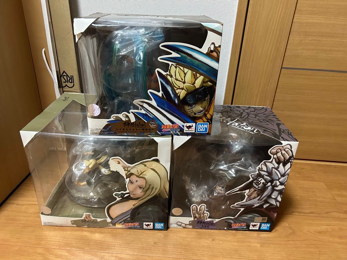 NARUTO フィギュアーツZERO 絆Relation ナルト 自来也 綱手 NARUTO フィギュアーツZERO 絆Relation 自来也 綱手 ナルト 3体