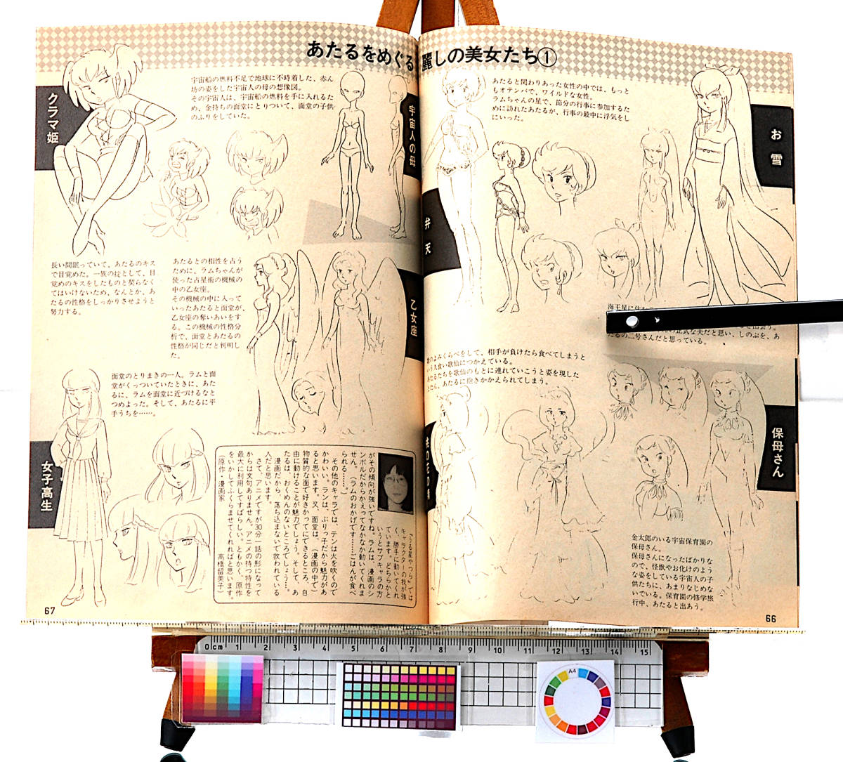 [Vintage] [Delivery Free]1982~83 Animedia Urusei Yatsural(Enclosure Anime Setting Document Collection)16P [tag5555]