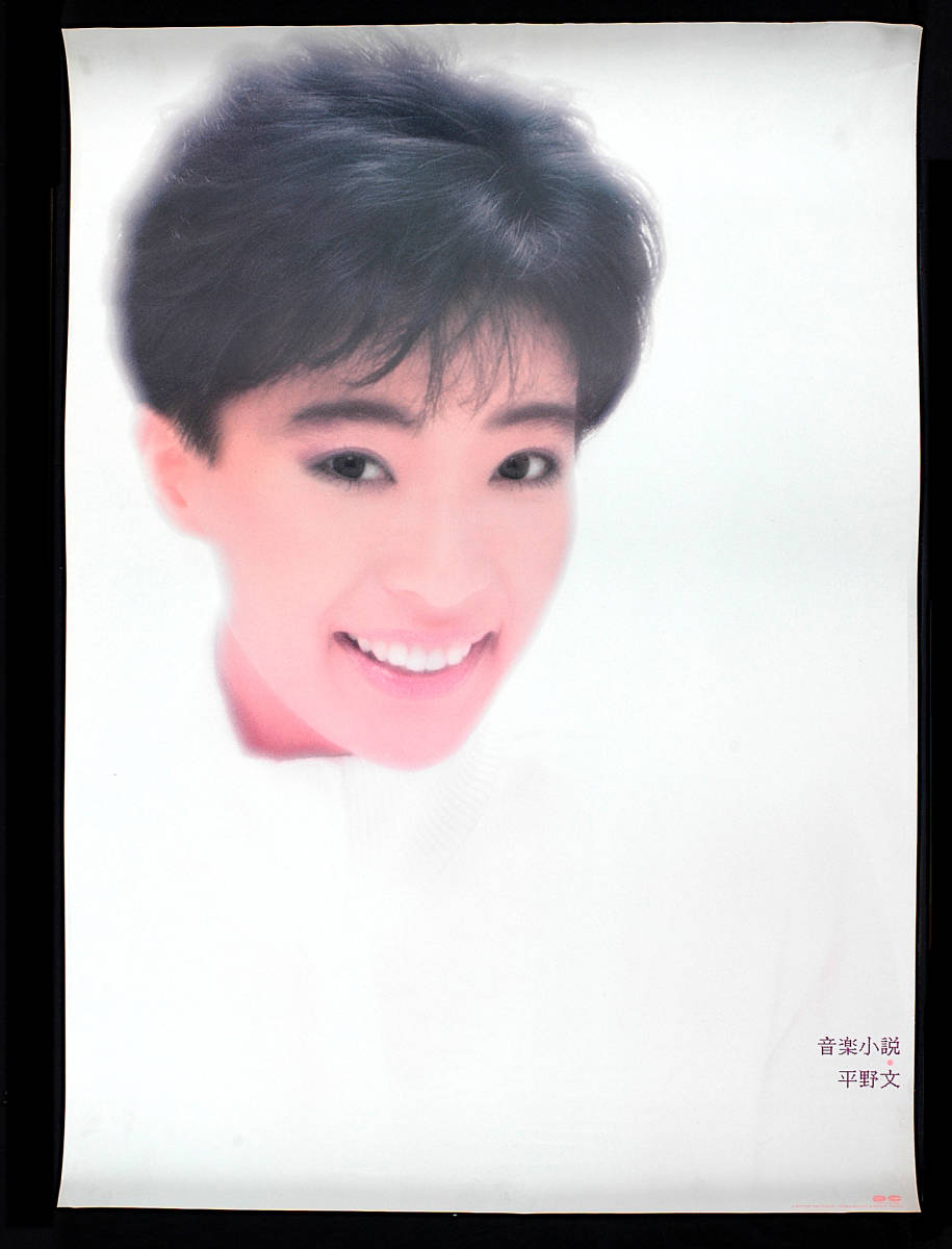 [Vintage] [New Item] [Delivery Free]1985 Fumi Hirano Music Novel For Sales Promotion A1 Poster 平野文 音楽小説 [tag2222]