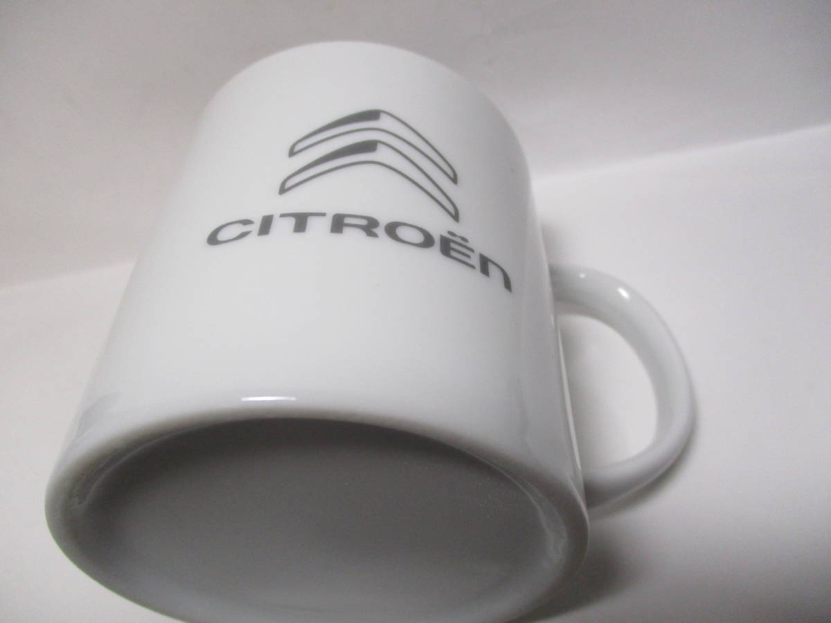 ★CITROEN★シトロエン ★オリジナル　陶器製マグカップ★白★コーヒーカップ★新品・未使用品★_画像5