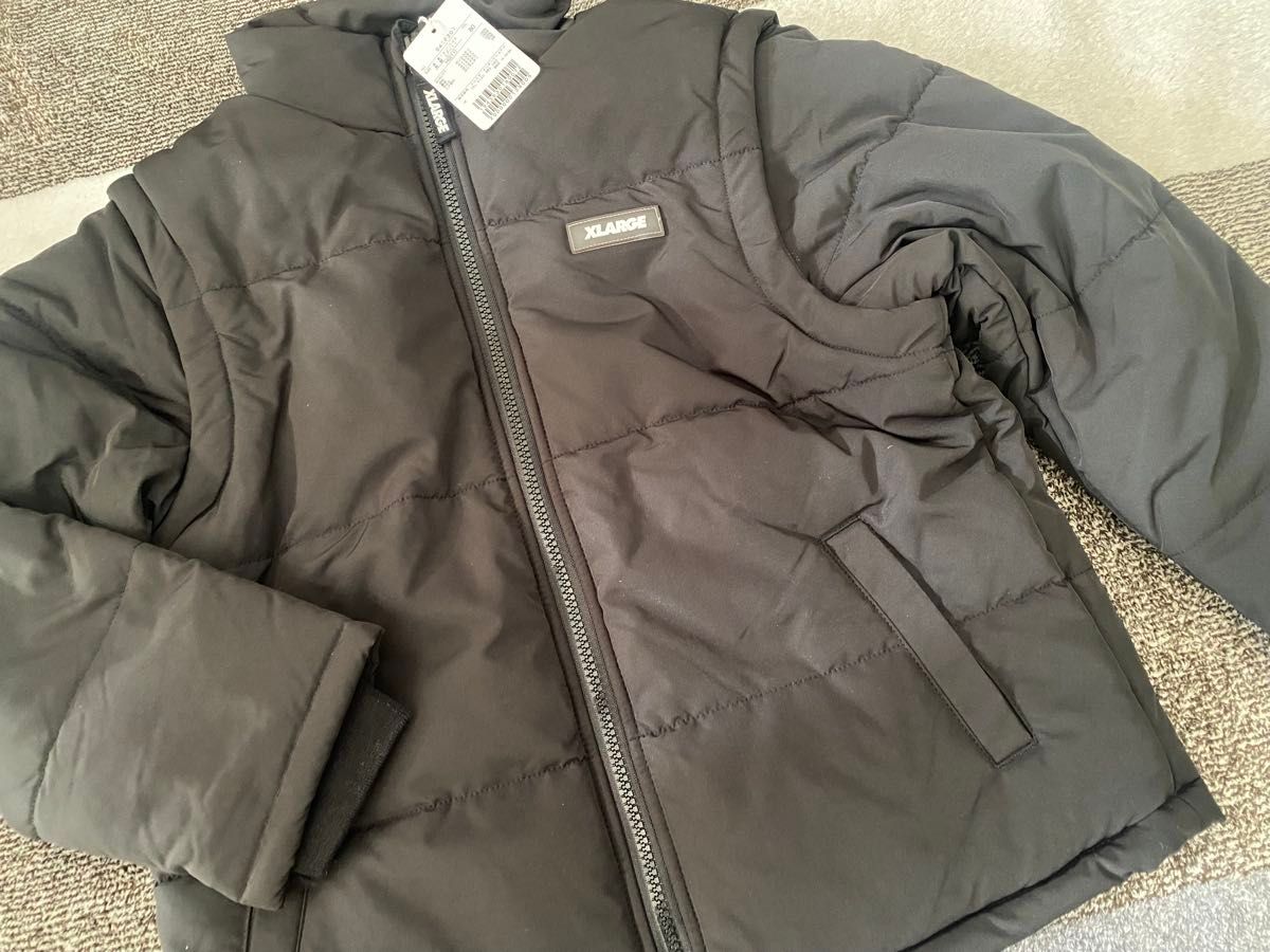 新品 X-Large(エクストララージ)2wayダウンジャケット ベスト140 新品 X-Large(エクストララージ)2wayダウンジャケット ベスト140