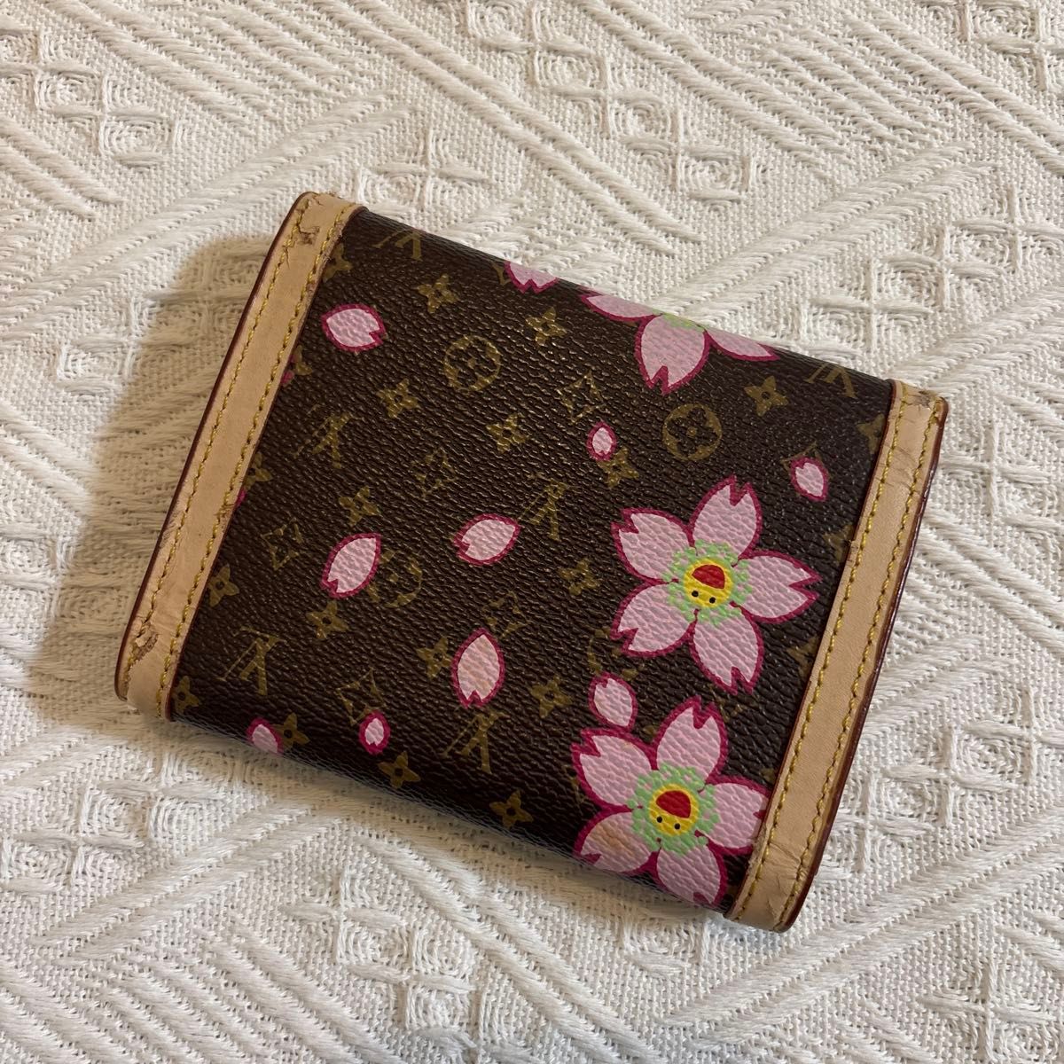 LOUIS VUITTON モノグラム ポルトモネプラ 村上隆 ヴィトン 財布 LOUIS VUITTON モノグラム ポルトモネプラ 村上隆 ヴィトン 財布