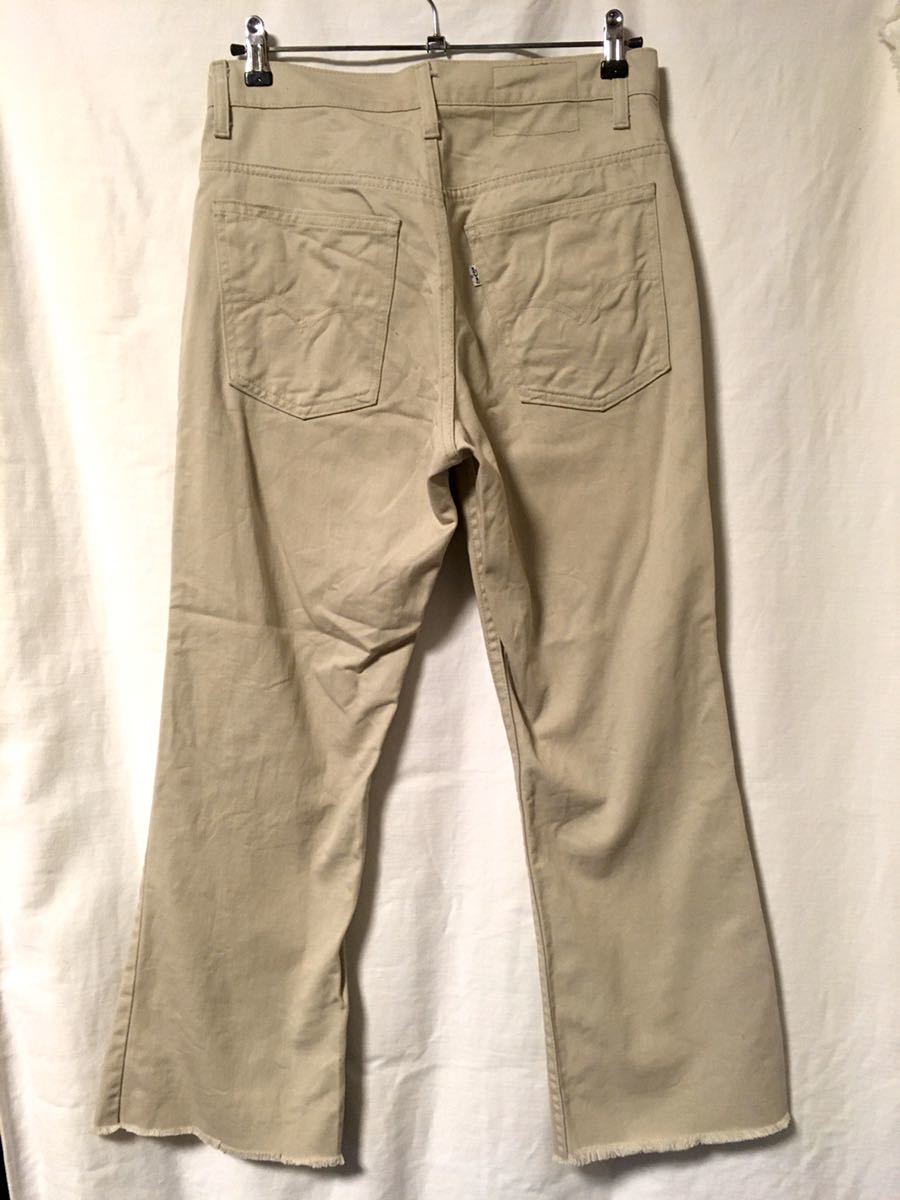 【80s USA製 Levi's 517 カツラギ パンツ】42TALON ビンテージ リーバイス フレアパンツ ブーツカット レア コットン/ 501 501xx 505 606_画像5