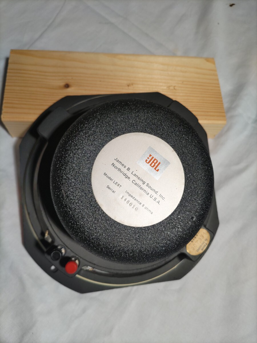 JBL LE8T スピーカー ユニット アルニコ 中古 現状品 JBL LE8T スピーカー ユニット アルニコ 中古 現状品