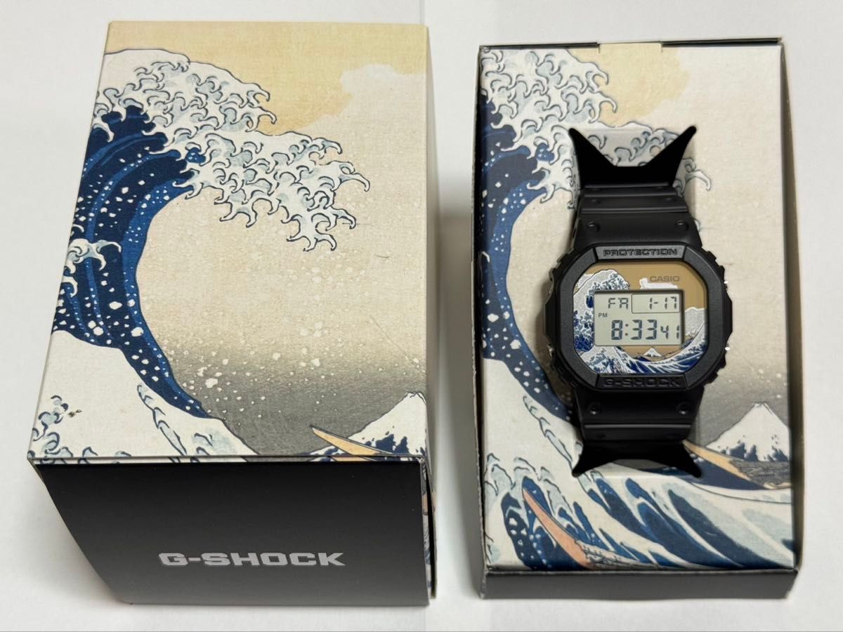 新品 未試着 G-SHOCK DW-5600KHK24-1JR タグ付 葛飾北斎 富嶽三 新品 未試着 G-SHOCK DW-5600KHK24-1JR タグ付 葛飾北斎 富嶽三