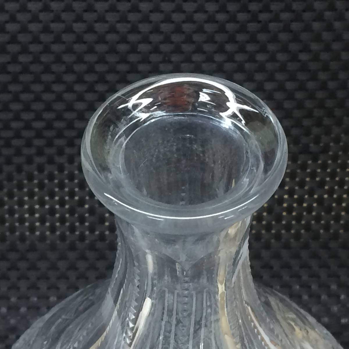【即決】ボヘミア・クリスタルガラス　デカンタ　デキャンタ　500PK