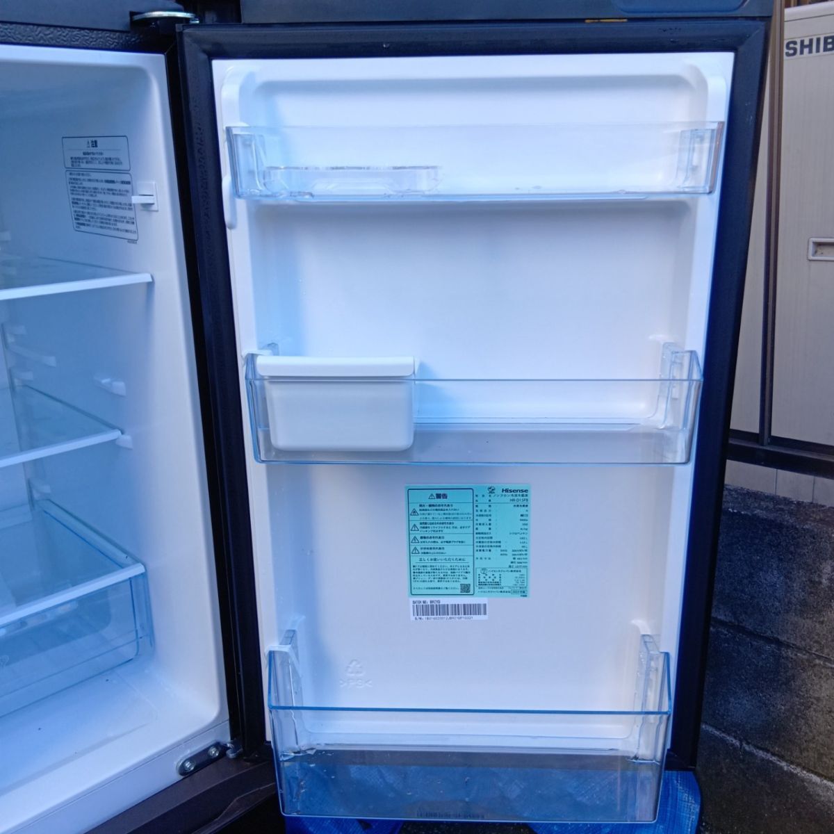 2024年製 Hisense ハイセンス 2ドア ノンフロン冷凍冷蔵庫 162L
