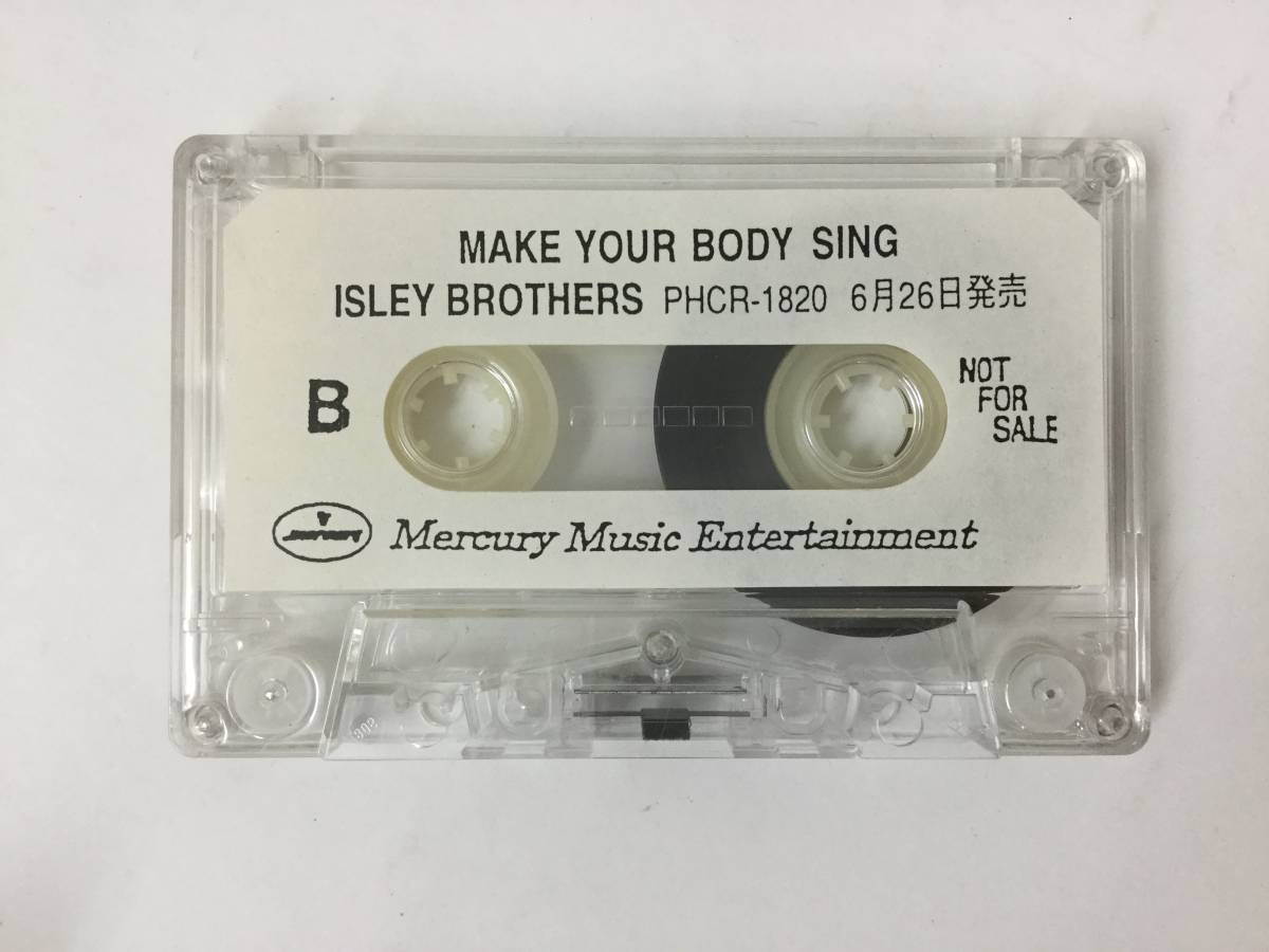 U440 ISLEY BROTHERS MAKE YOUR BODY SING 非売品 カセットテープ_画像5
