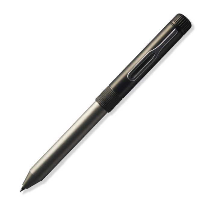【即決】新品・未使用 サクラクレパス SAKURA craft_lab 004 アッシュグレー 洋白 x アルマイト ボールペン クラフトラボ 多機能ペン