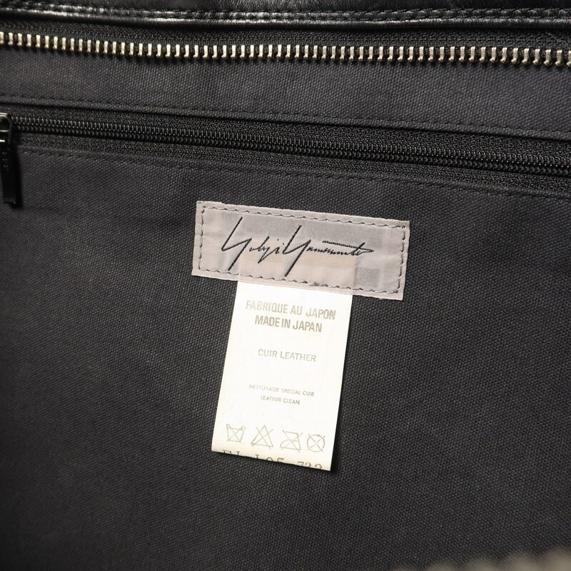 GQ9018*ヨウジヤマモト Yohji Yamamoto スタッズ×チェーン装飾 GQ9018*ヨウジヤマモト Yohji Yamamoto スタッズ×チェーン装飾