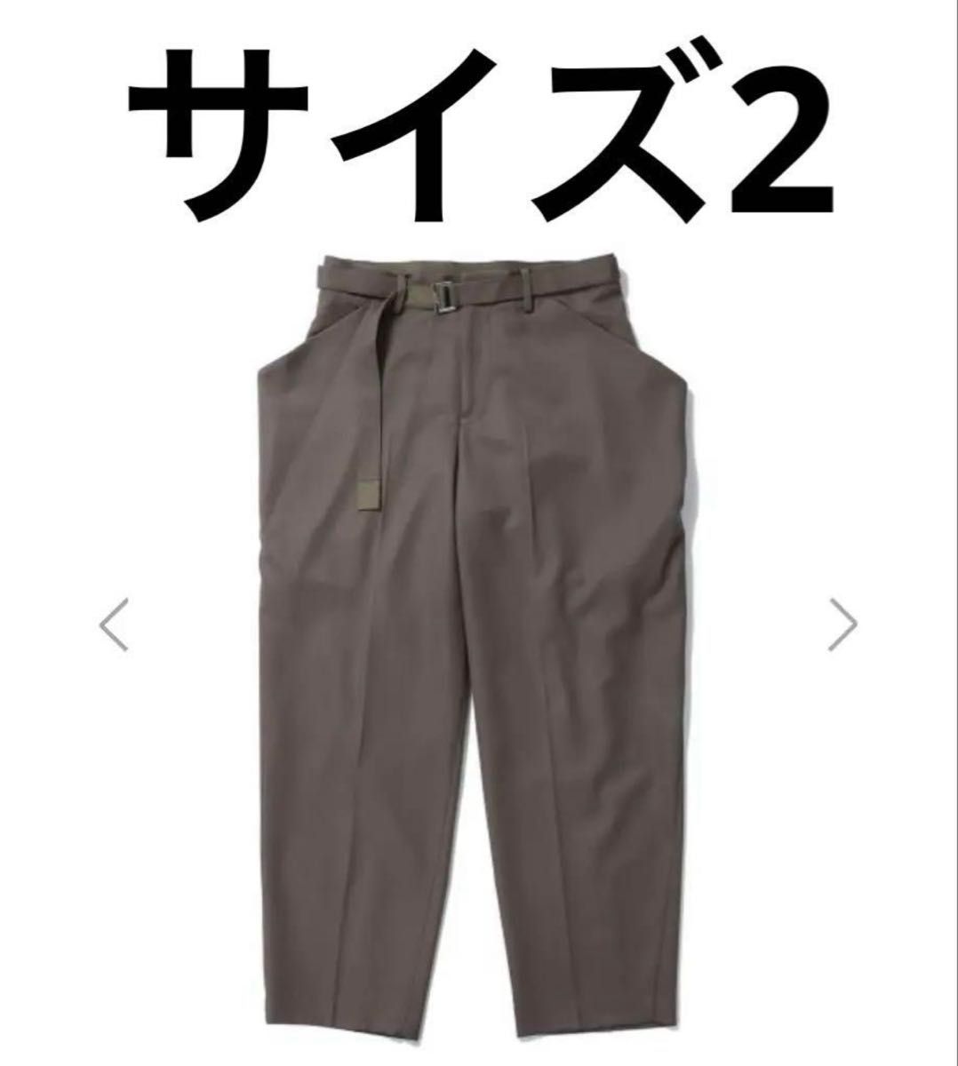 sacai 25ss Doeskin Pants パンツ サイズ2 新品未使用 サカイ sacai 25ss Doeskin Pants パンツ サイズ2 新品未使用 サカイ