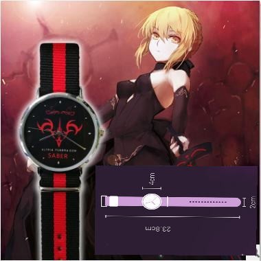 ヤフオク 腕時計 アナログ Fate フェイト セイバー オルタ