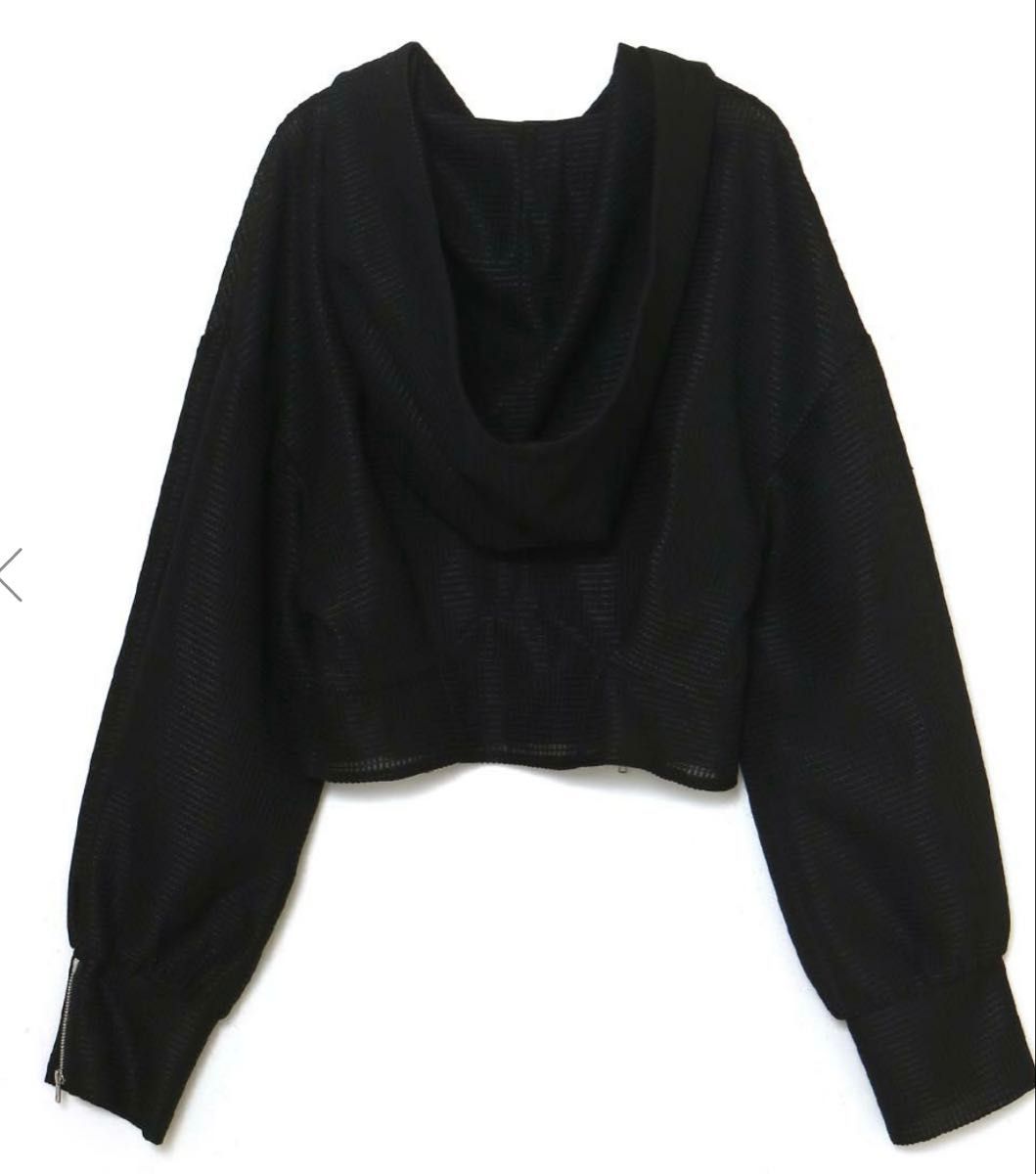 melt the lady 定価¥12 100 ジップオープンショートフーディ melt the lady 定価¥12 100 ジップオープンショートフーディ
