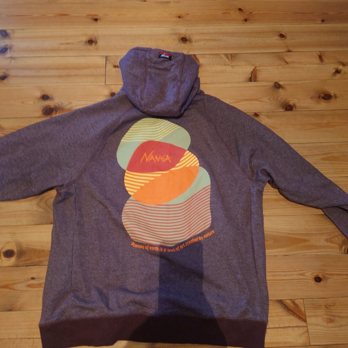 ★レア品 オンライン完売品 NANGA ナンガ エコハイブリッドパーカー LECO HYBRID THE BALANCE SWEAT 希少サイズXL★