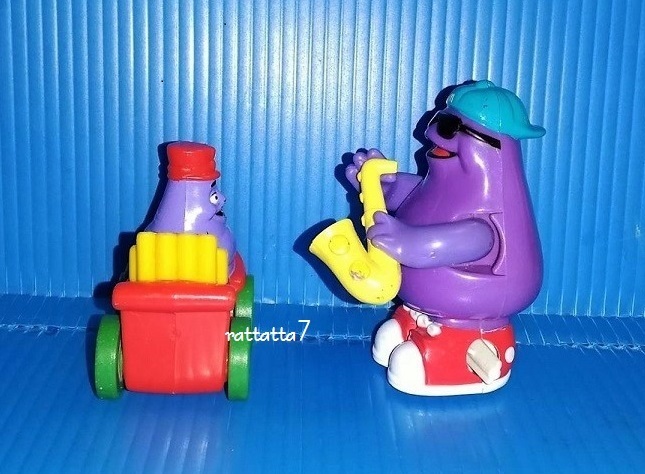 *McDonald\'s* McDonald's * Grimace *1989 год *1993 год * Mac частота *gimik имеется * мини фигурка * кукла * музыкальные инструменты 