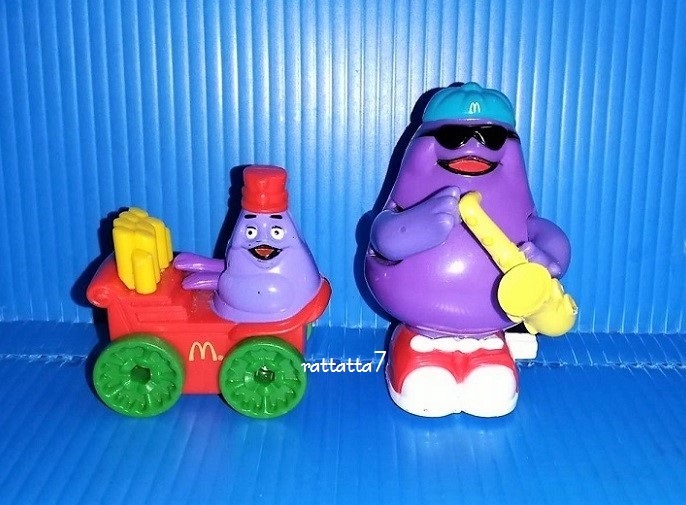 *McDonald\'s* McDonald's * Grimace *1989 год *1993 год * Mac частота *gimik имеется * мини фигурка * кукла * музыкальные инструменты 