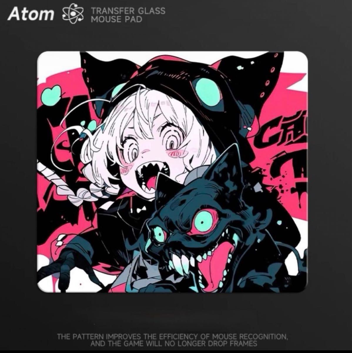 Atom ゲーミングガラスマウスパッド【K】450mm×400mm新品|Yahoo Atom ゲーミングガラスマウスパッド【K】450mm×400mm新品|Yahoo