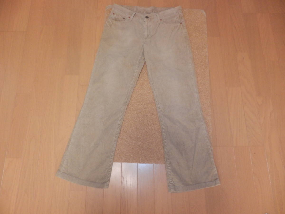 ★アメカジ　コーデュロイパンツ　ＬＥＶＩＳ　ＵＬ537-40　Ｗ30_画像1