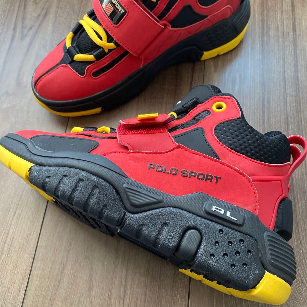 新品 POLO ポロスポーツ ラルフローレン スニーカー ハイカット 新品 POLO ポロスポーツ ラルフローレン スニーカー ハイカット