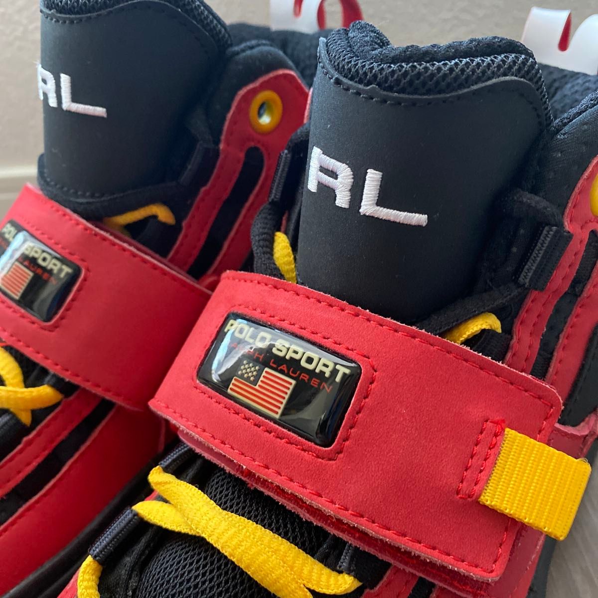 新品 POLO ポロスポーツ ラルフローレン スニーカー ハイカット 新品 POLO ポロスポーツ ラルフローレン スニーカー ハイカット