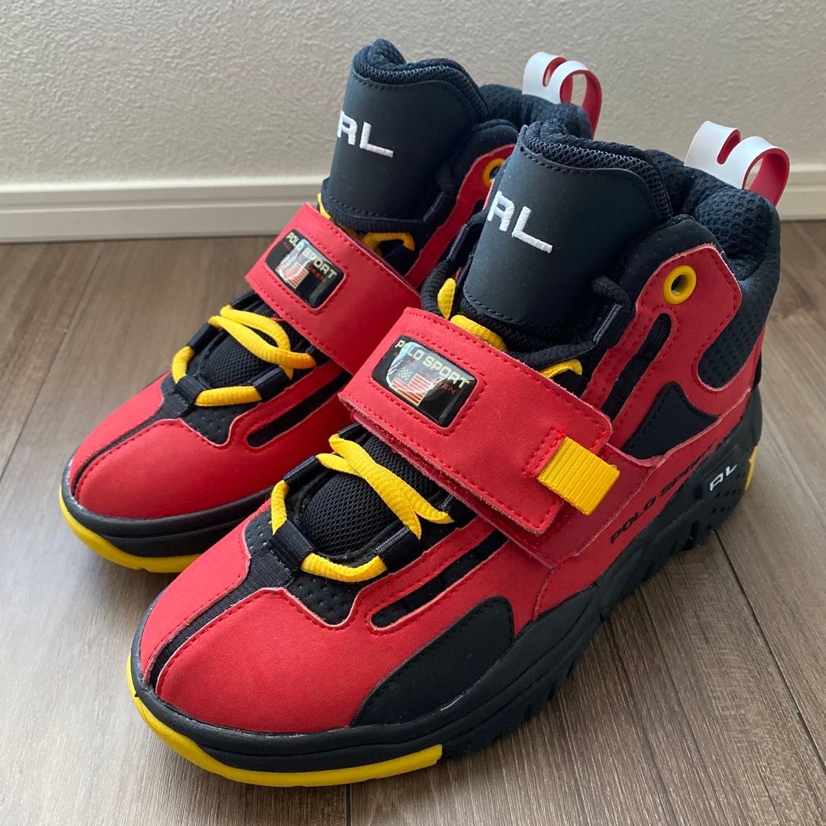 新品 POLO ポロスポーツ ラルフローレン スニーカー ハイカット 新品 POLO ポロスポーツ ラルフローレン スニーカー ハイカット