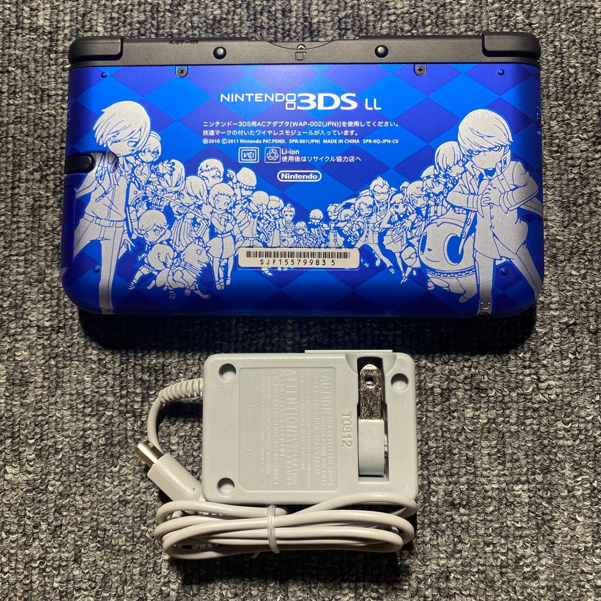 ニンテンドー3DS LL ペルソナQ ベルベットモデル 充電器付き ニンテンドー3DS LL ペルソナQ ベルベットモデル 充電器付き