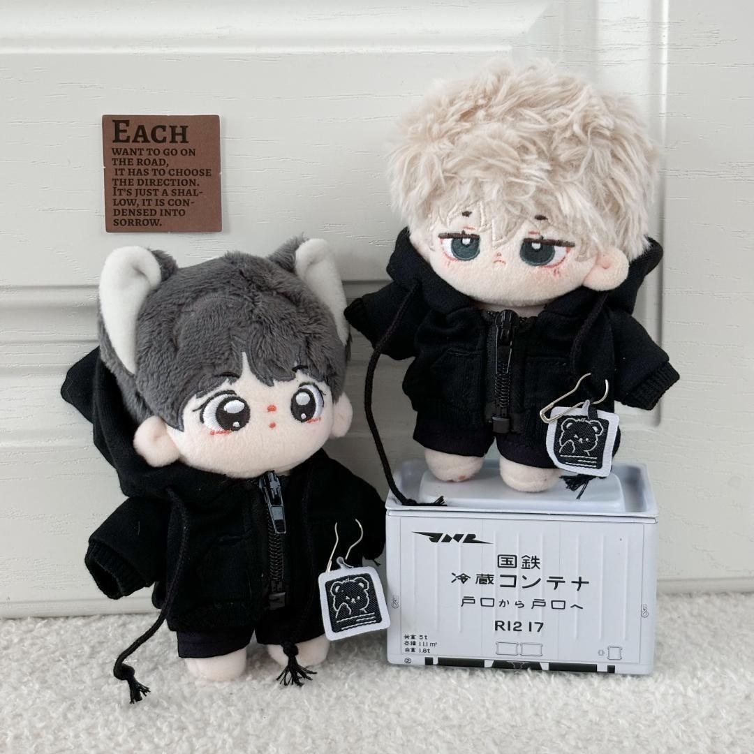 10cm クマパーカーセット ぬいぐるみ服 着せ替え ジャージ くま 10cm クマパーカーセット ぬいぐるみ服 着せ替え ジャージ くま