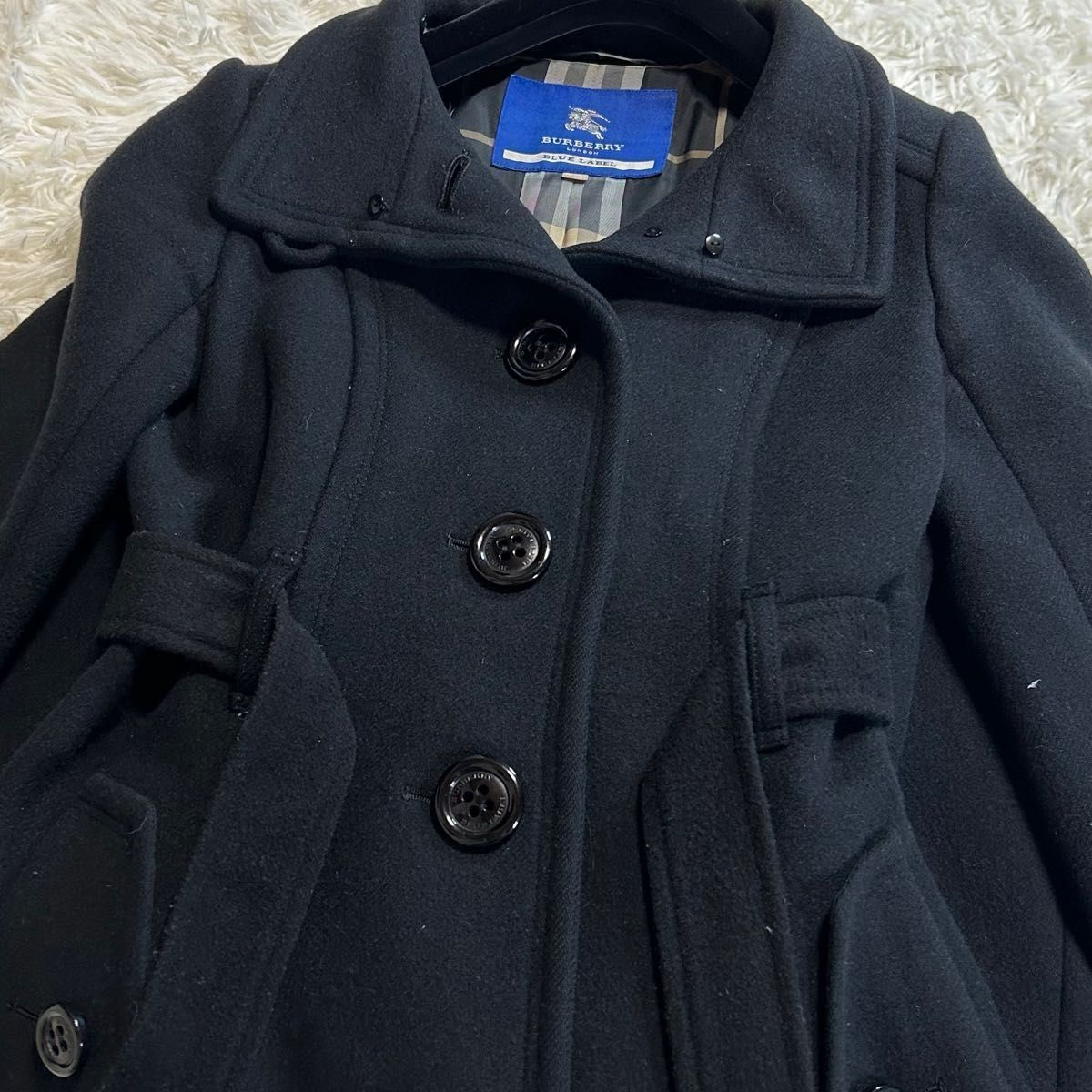 Burberry BLUE LABEL バーバリーブルーレーベル ロングコート Burberry BLUE LABEL バーバリーブルーレーベル ロングコート