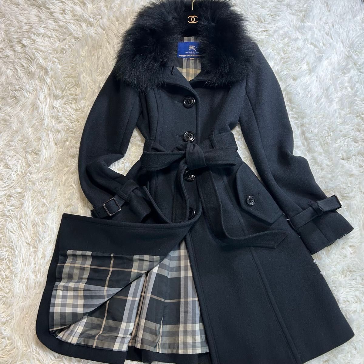 Burberry BLUE LABEL バーバリーブルーレーベル ロングコート Burberry BLUE LABEL バーバリーブルーレーベル ロングコート