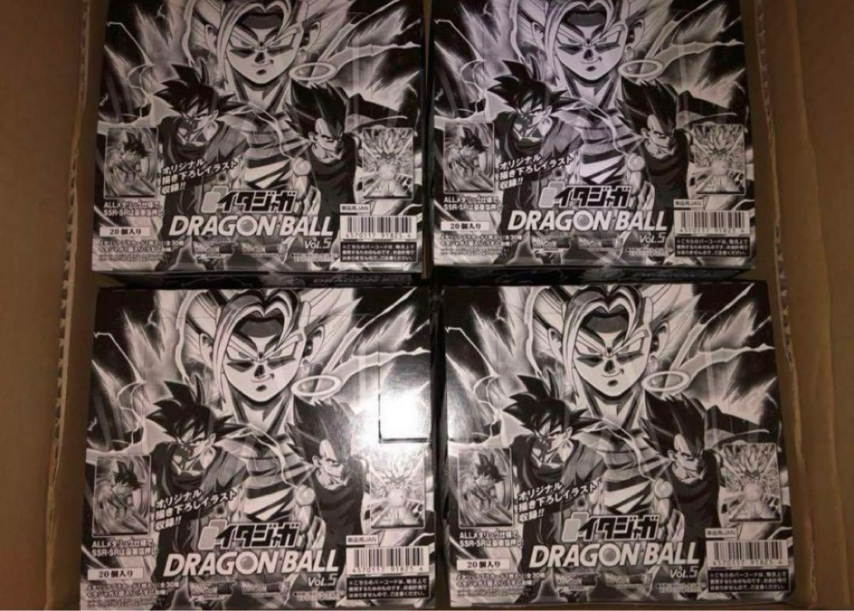 イタジャガ ドラゴンボール vol 5 DRAGONBALL 未開封 4ボックス イタジャガ ドラゴンボール vol 5 DRAGONBALL 未開封 4ボックス