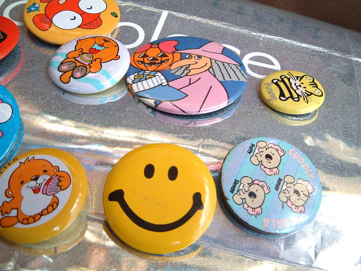  badge can * retro records out of production Nico Chan .... other 9 piece together rare value goods 1980 period 1990 period jUNK